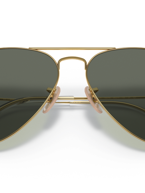 Aviator Solid Gold G-15 Green Solid Color Polished Gold