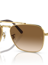 Ray-Ban Sunglasses Unisex New Caravan - Arista Gold Frame Brown Lenses 58-15