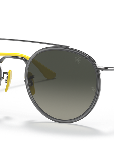 Ray-Ban Sunglasses Man Rb3647m Scuderia Ferrari Collection - Gunmetal Frame Grey Lenses 51-22