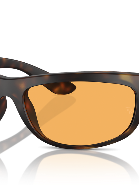 Ray-Ban Sunglasses Man Balorama - Havana Frame Orange Lenses 62-19