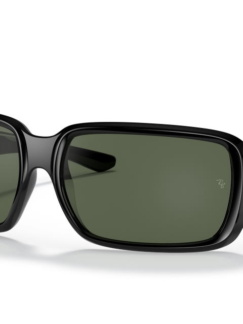 Ray-Ban Sunglasses Children Rb9072s Kids - Black Frame Green Lenses 51-14