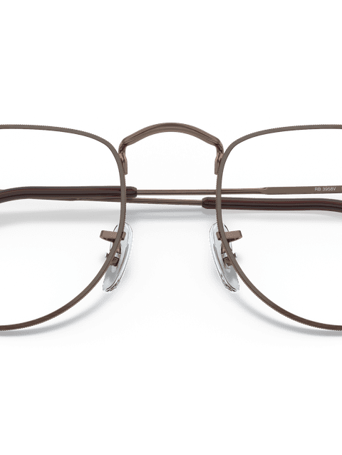 Ray-Ban Eyeglasses Unisex Elon Optics Prescription - Antique Copper Frame Clear Lenses 50-20