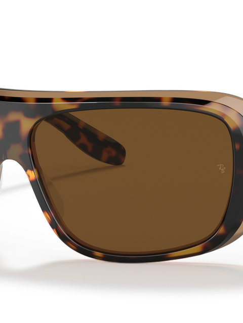 Blair B-15 Brown Solid Color Polished Havana On Transparent Brown